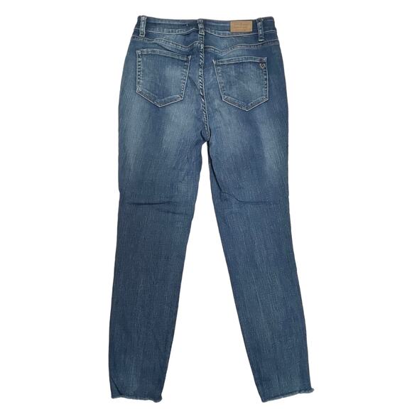 Velvet Heart Denim Alisia, Mid Rise Skinny Ankle Jeans Distressed Size 29 - Picture 4 of 7